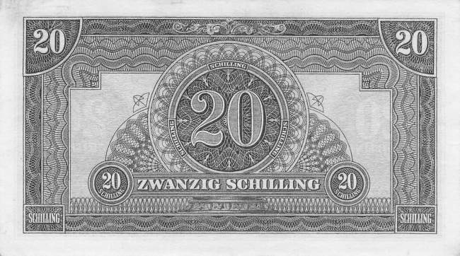 20 Schilling p107 Alliierte Militärbehörde
